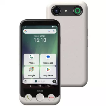 Išmanusis telefonas Doro Aurora A10 4,5 colio 4 GB RAM 64 GB Juoda Balta