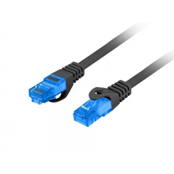 LANBERG PCF6A-10CC-0500-BK Cat6a S/FTP RJ-45 tinklo laidas, 5 m, LSZH, 26 AWG, CCA, juodas