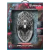 Gaming pelė DEFENDER GM-670L ambidekstrinė optinė, 2400 DPI, 5 mygtukai, laidinė, juoda, RGB