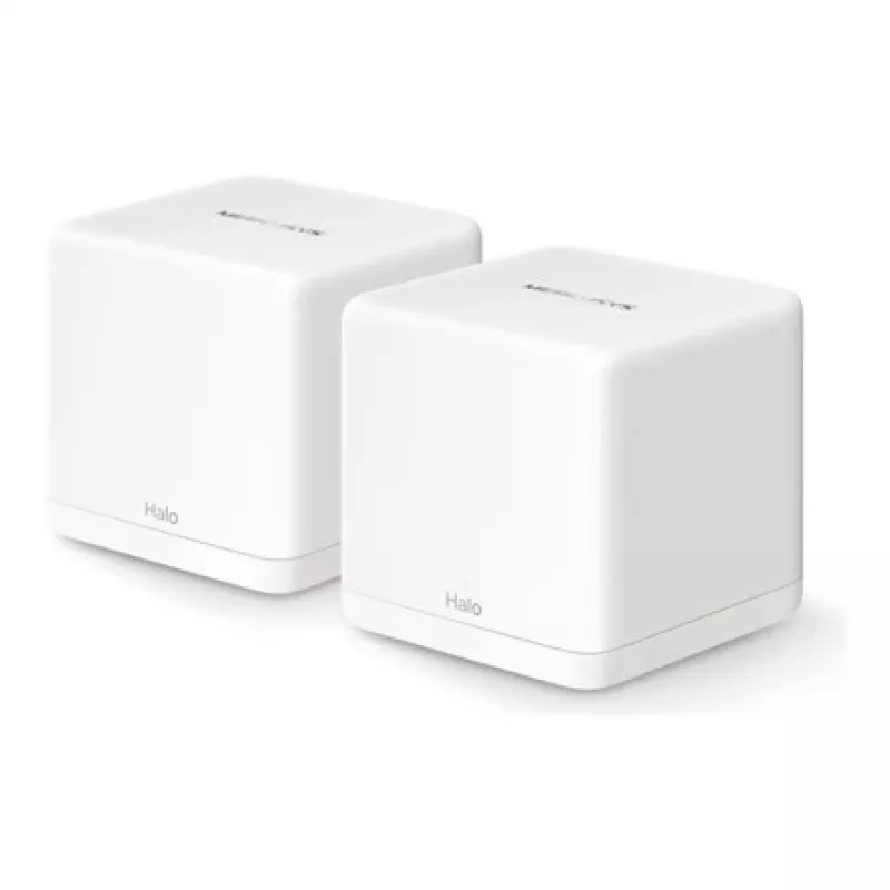 MERCUSYS Halo H60X (2 vnt.) belaidis tinklo rinkinys, Dual-band Wi‑Fi 6, 1500 Mbps, iki 350 m², 2x LAN, vidinės antenos, baltas