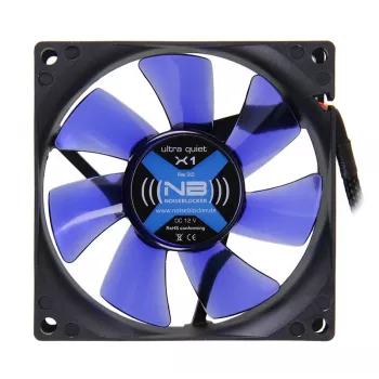 Ventiliatorius Noiseblocker BlackSilentFan X1 80 mm