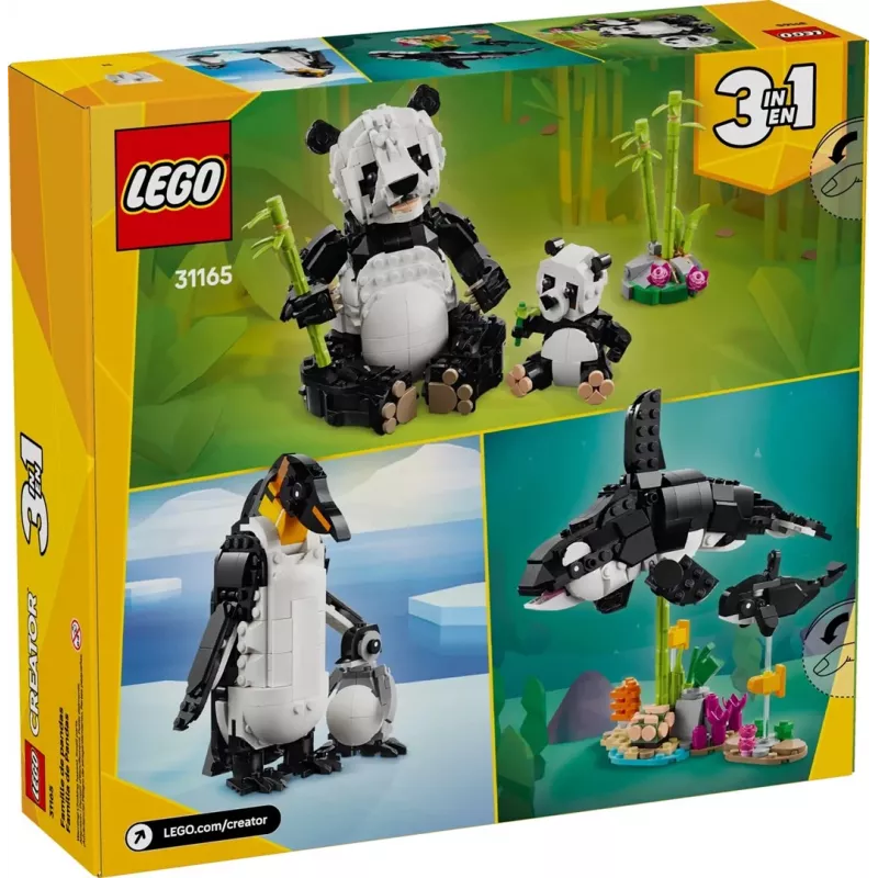 LEGO CREATOR 3 IN 1 31165 Pandų šeima