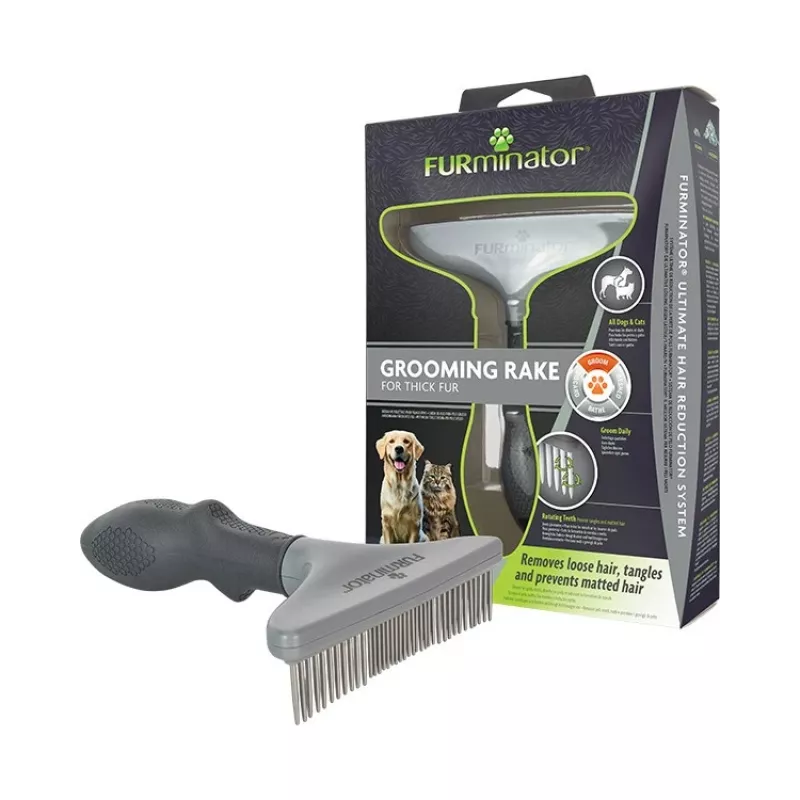 Furminator Grooming Rake šukos šunims su storu kailiu