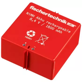 Baterijų įkroviklis Fischertechnik 34969 NiMH 1500 mAh 8,4 V juodas raudonas