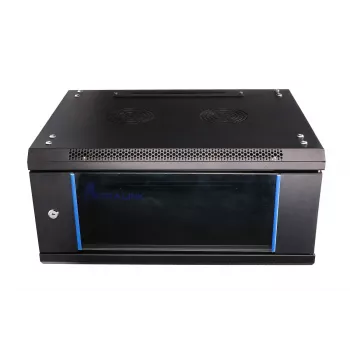 Sieninis stovas Extralink 4U 600x450 juodas