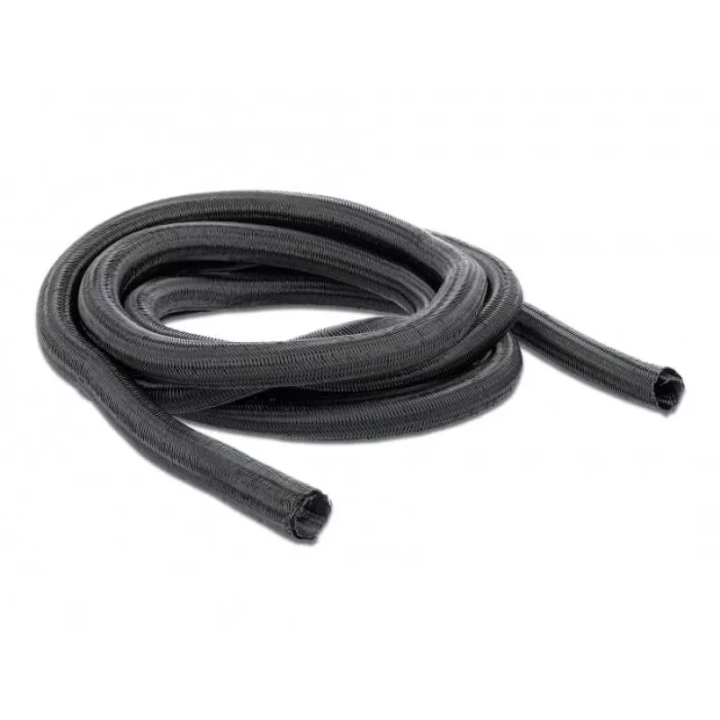 DeLOCK 19046 pinta apsauginė rankovė 10 m x 19 mm juoda