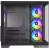 Silentware View A-RGB Black PC korpusas VIEWBLACK – vidutinis bokštas su A-RGB apšvietimu