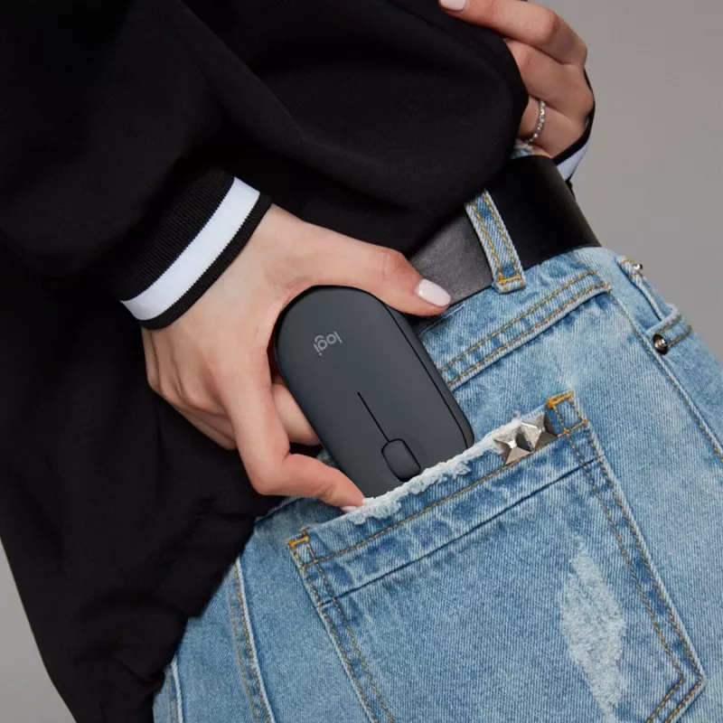 Belaidė optinė pelė Logitech Pebble M350 / Graphite 910-005718