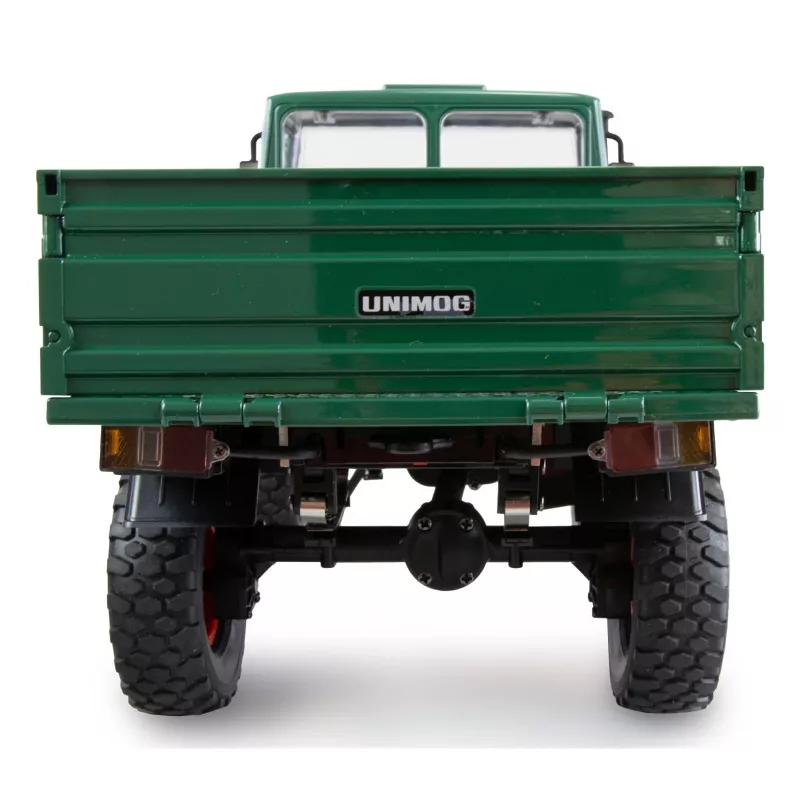 Amewi Mercedes‑Benz Unimog 1:12 mastelio nuotolinio valdymo automobilis 4WD, žalias