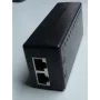 WANTEC 5561 – Greitas Ethernet jungiklis su PoE 10/100 Mbit/s, 802.3af, juodas, apsauga nuo trumpojo jungimo, 48 V