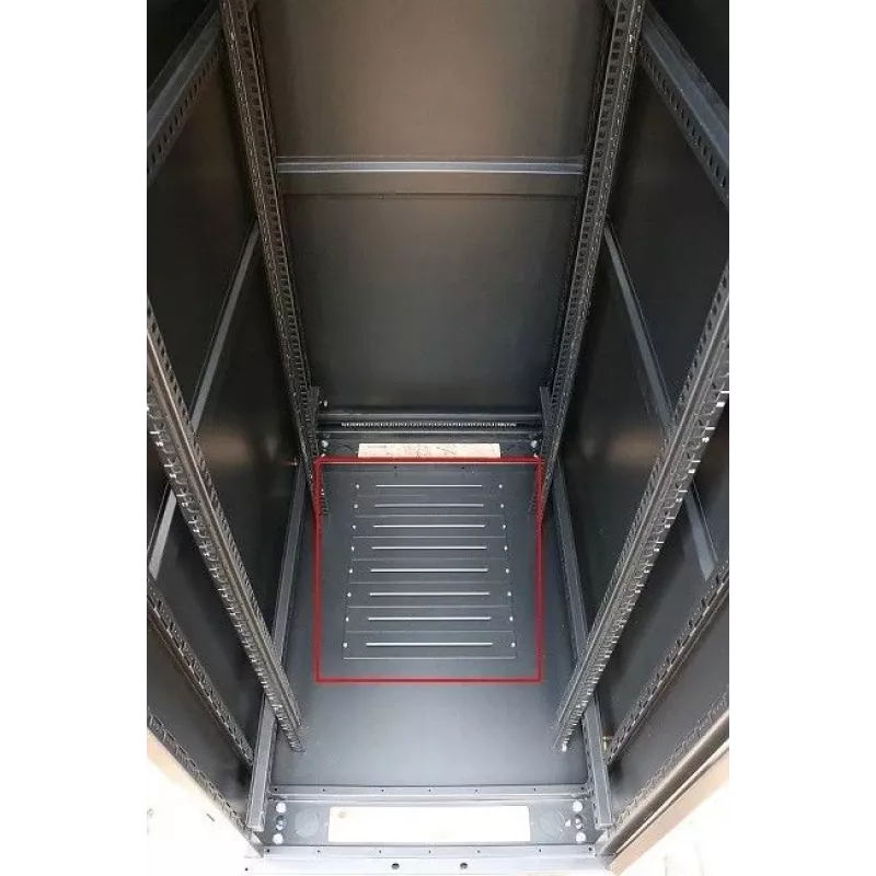 Stovimas serverio stovas Extralink 42U 800x800 juodas, 1400 kg talpa