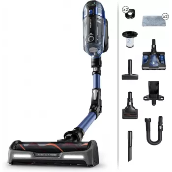 Belaidis 2-in-1 dulkių siurblys Rowenta X-Force RH99C0 480 W, 0,9 L, juodai mėlynas