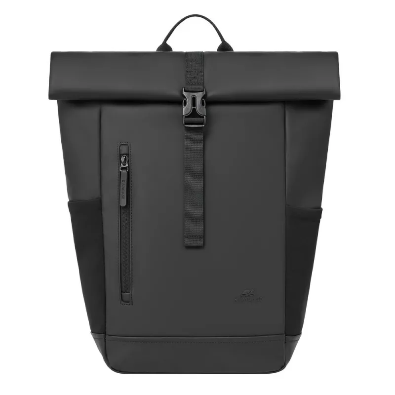 Kuprinė Rivacase 7826 Eden 14 ECO juoda roll-top, skirta 14 colių nešiojamiesiems kompiuteriams