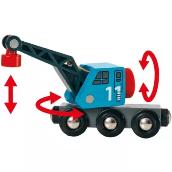 BRIO Lift and Load krovininis laivas su kranu