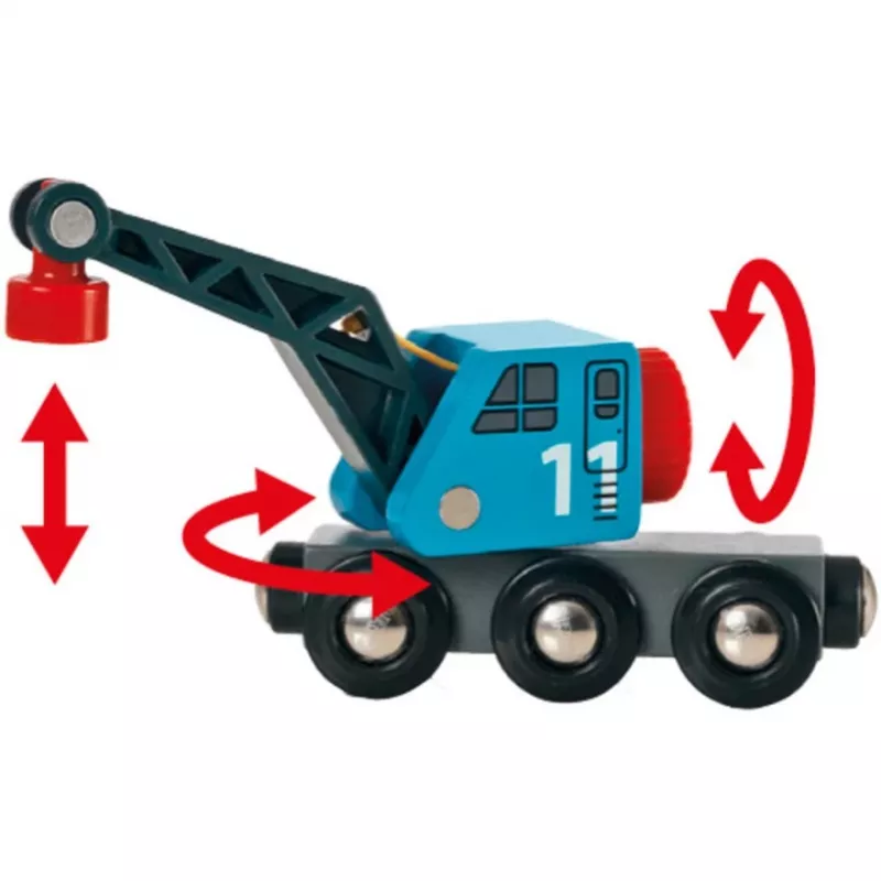 BRIO Lift and Load krovininis laivas su kranu