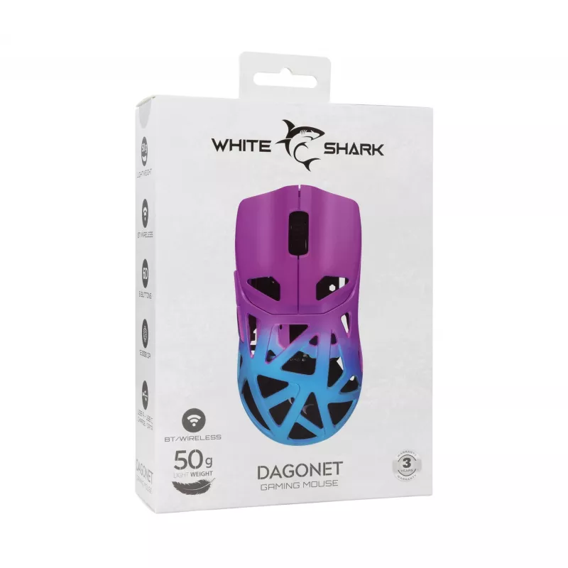 Belaidė pelė White Shark GM-5019 Dagonet