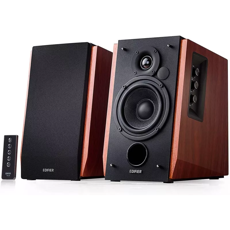 Edifier R1700BTS garsiakalbiai – belaidžiai Bluetooth lentyniniai kolonėlės, 66 W (R1700BTS WOOD)