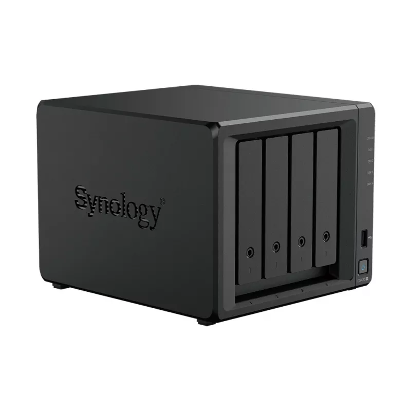 NAS saugojimo serveris SYNOLOGY DS425+ — 4 lizdai, Intel Celeron J4125 2.0–2.7 GHz, 2 GB DDR4, 0 TB, 2.5GbE, 2 M.2 lizdai