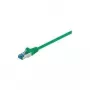 Wentronic Goobay CAT 6a Patch kabelis, S/FTP (PiMF), Žalia, 3 m - LSZH halogenų neturintis, Varis (93783)