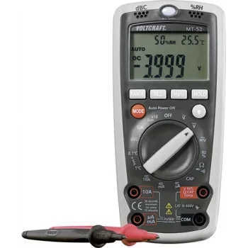 Voltcraft rankinis skaitmeninis multimetras MT-52, CAT III 600 V, 4000 skaitmenų
