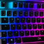 HyperX Pudding Keycaps pilnas klavišų rinkinys ABS juodos spalvos DE išdėstymas