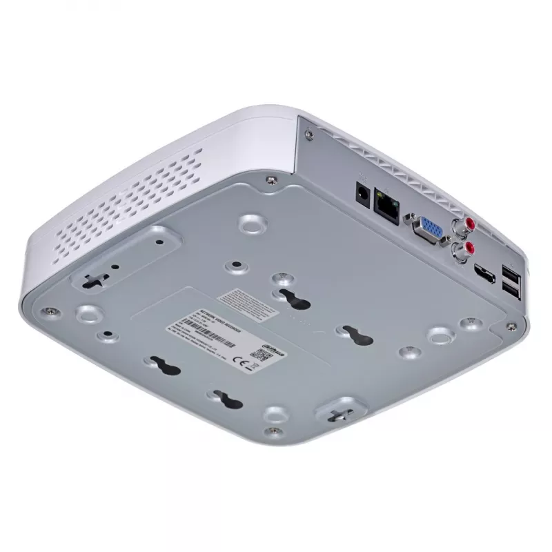 Tinklinis vaizdo įrašytuvas DAHUA NVR2108-I2 – 8 kanalų NVR, 4096×2400 maks., SATA III iki 10 TB, 1U balta