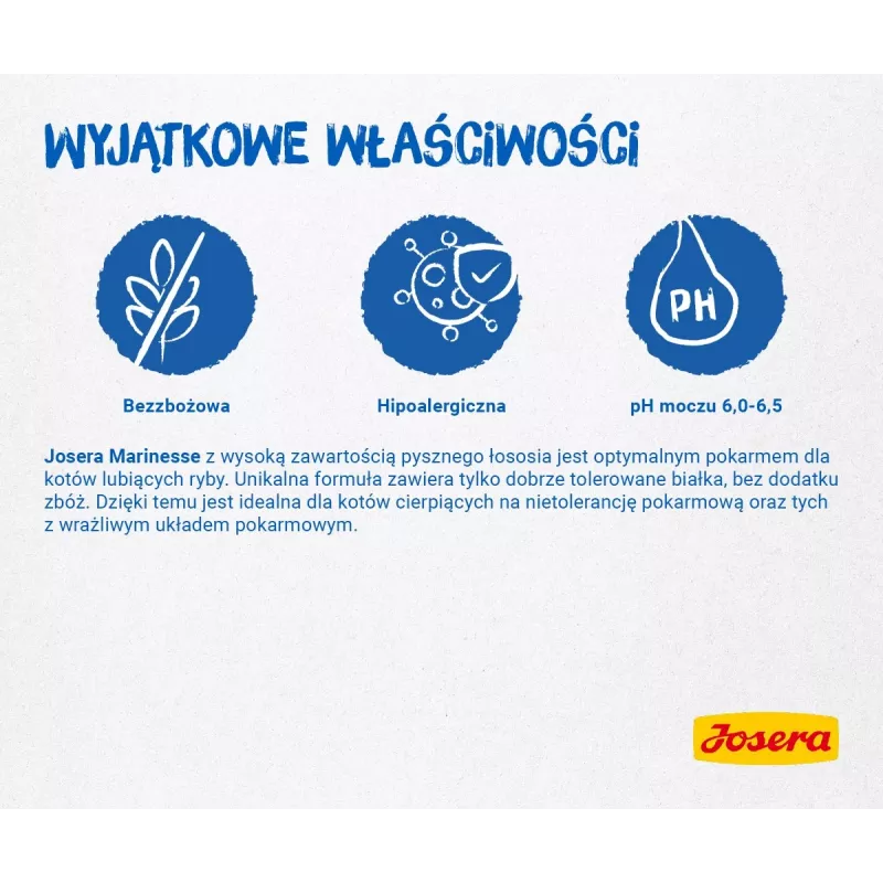 Sausas kačių ėdalas Josera 9802 2 kg Suaugusioms katėms Bulvės Ryžiai Lašiša