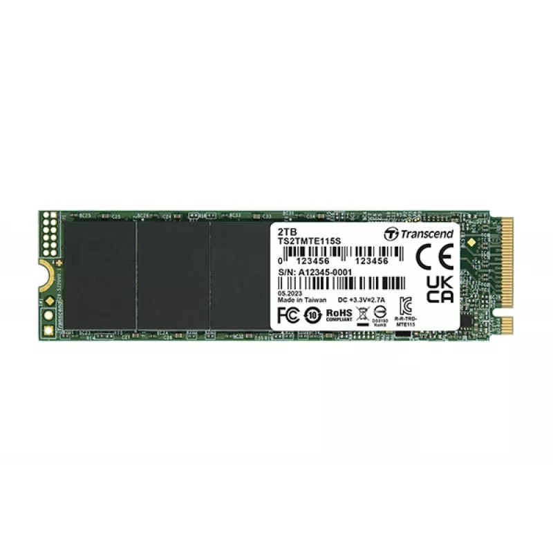 SSD diskas Transcend 1TB M.2 PCIe Gen3 x4 NVMe TS1TMTE115S