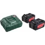 Metabo 685050000 Basic-Set, 2 x 4,0 Ah 18 V baterijų ir įkroviklio rinkinys