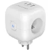 QOLTEC 52548 ilginimo lizdas su 3×AC kištukiniais lizdais ir USB prievadu