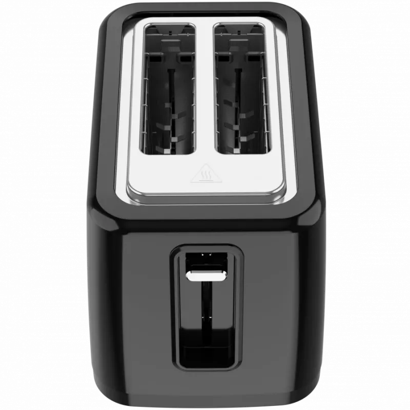Elektrinis skrudintuvas AENO, juodas, 220-240V, 50-60Hz, 780-930W, 2 lizdai, 3 režimai, 7 rudumo lygiai
