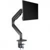 Monitorio laikiklis DIGITUS Single, spaustuvinis, iki 49 colių (124,5 cm), 20 kg, VESA 75x75–100x100, pakreipimas -20° iki 50°, aukščio reguliavimas, juodas