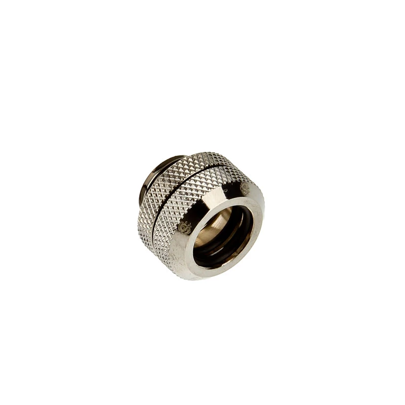 Bitspower Multi-Link adapteris, tiesus, G1/4 išorinis sriegis – kietasis vamzdis 12 mm išor. skersmens, blizgiai juodas (BP-BSEML)