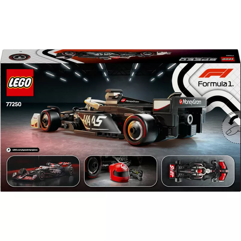 LEGO SPEED CHAMPIONS 77250 MoneyGram Haas F1 Team VF-24 lenktyninis automobilis