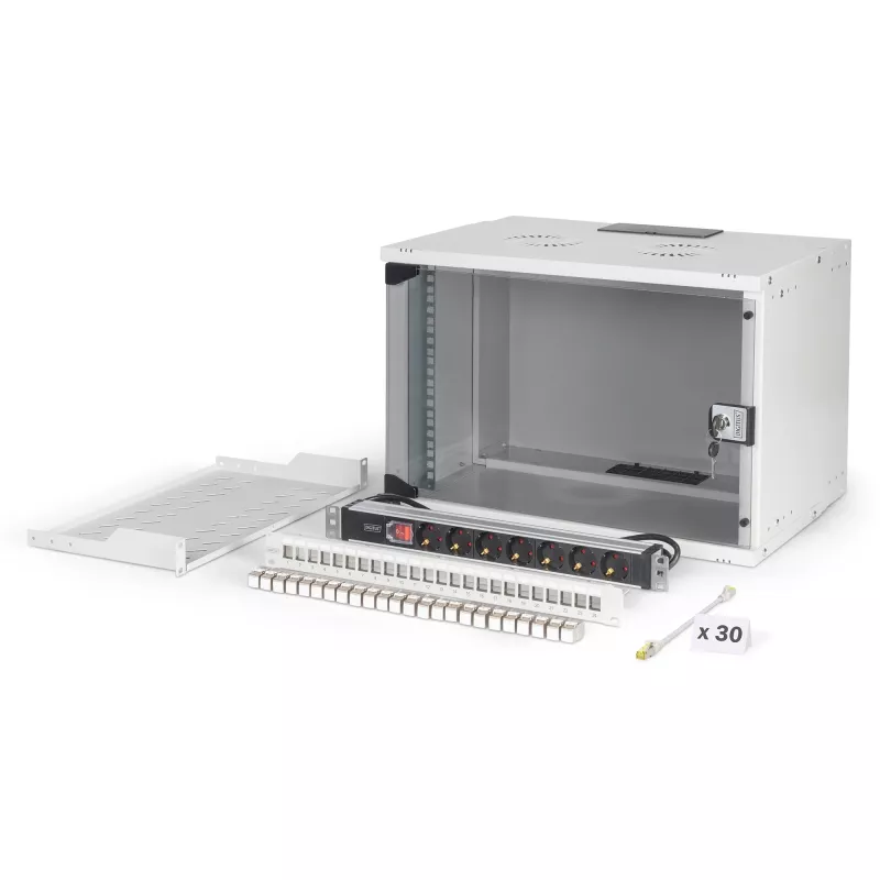 Tinklo spintelė DIGITUS DN-49202-SET 483 mm 7U 540x400 mm