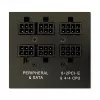 LC Power GP4 serija LC6460GP4 V2,4 - Maitinimo blokas (vidinis) - ATX12V 2,4 - 80 PLUS Gold - 460 W - aktyvus PFC (LC6460GP4)