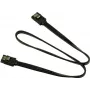 Inter-Tech SATA kabelis - Serial ATA 150/300/600 - SATA į SATA - 50cm - su fiksatoriumi (88885310)