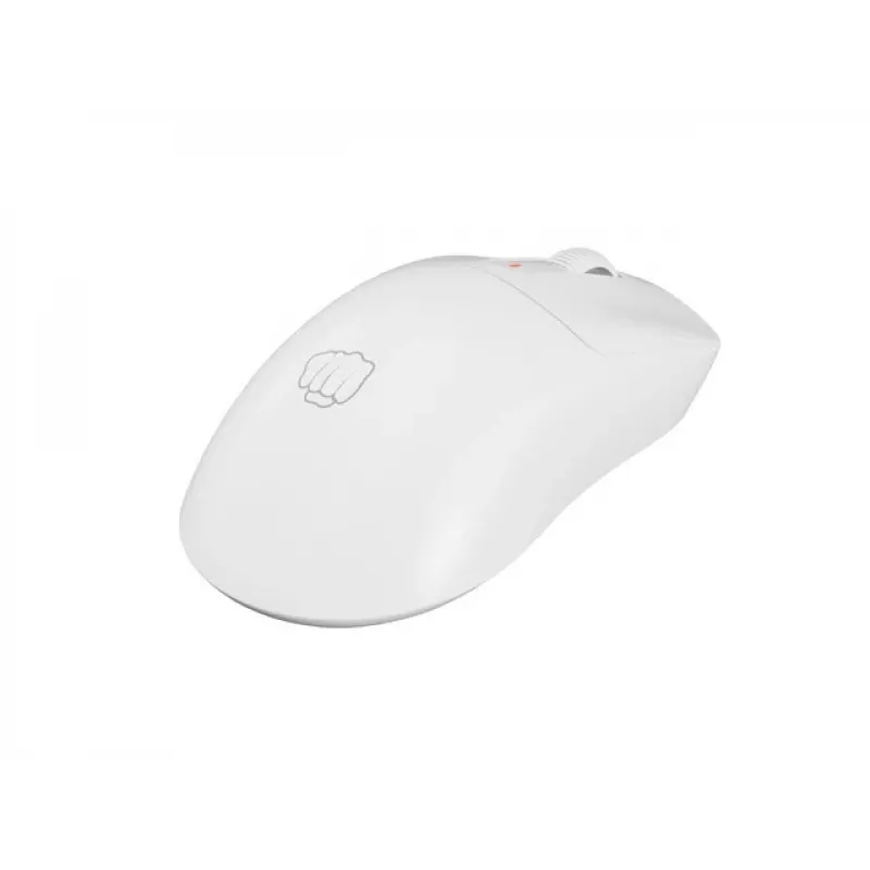Belaidė pelė Fury Tanto T4 – 12000 DPI, balta, pritaikomi mygtukai, ergonomiška
