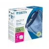 BRITA Marella vandens filtro ąsotis 2,4 L su 3 Pure Performance kasetėmis, Maxtra Pro, mėlynas