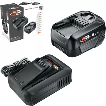 Bosch 18 V 6.0 Ah akumuliatoriaus ir AL18-44 įkroviklio rinkinys
