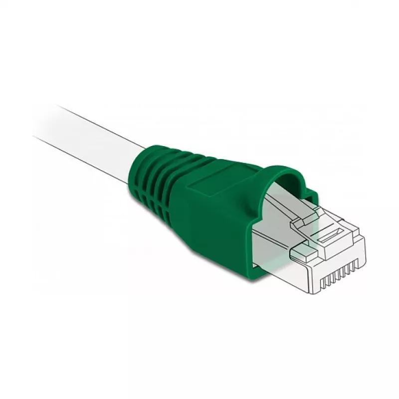 Apsauga nuo įtempimo RJ45 kištukui DeLOCK 86726 žalia 20 vnt.