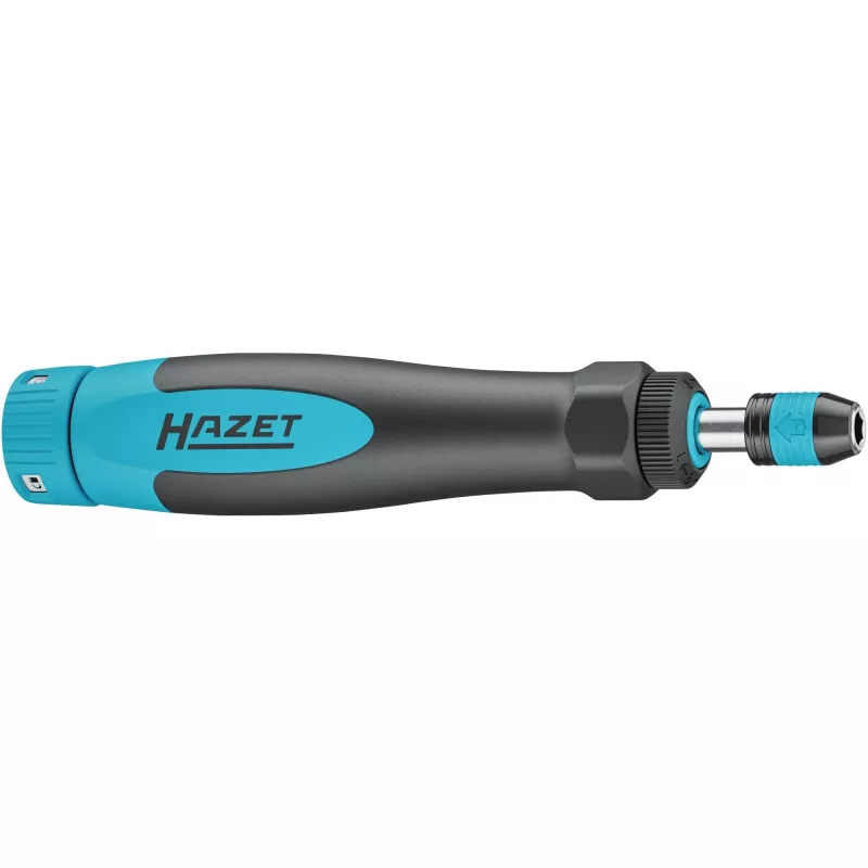 Dinamometrinis atsuktuvas HAZET 6004CT-12 (juodas/mėlynas, 0,2–1,2 Nm, 1/4 colio antgalio laikiklis, apvali rankena)