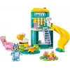 LEGO kaladėlių rinkinys 11201 Žaidimų aikštelės pramogos su Blue ir Chloe – minifigūrėlės, žaidimo scena