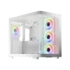 LC-Power Gaming 8001W Pro-Storm Light Midi Tower ATX kompiuterio korpusas, baltos spalvos (LC-8001W-ON)