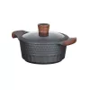 Puodas Resto Kitchenware Capella 2,6 L apvalus juodas medis