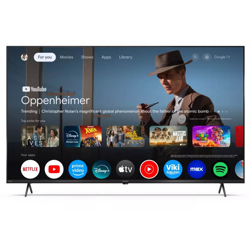 Sharp 50HL4265E 50 colių UHD išmanusis televizorius su Google TV
