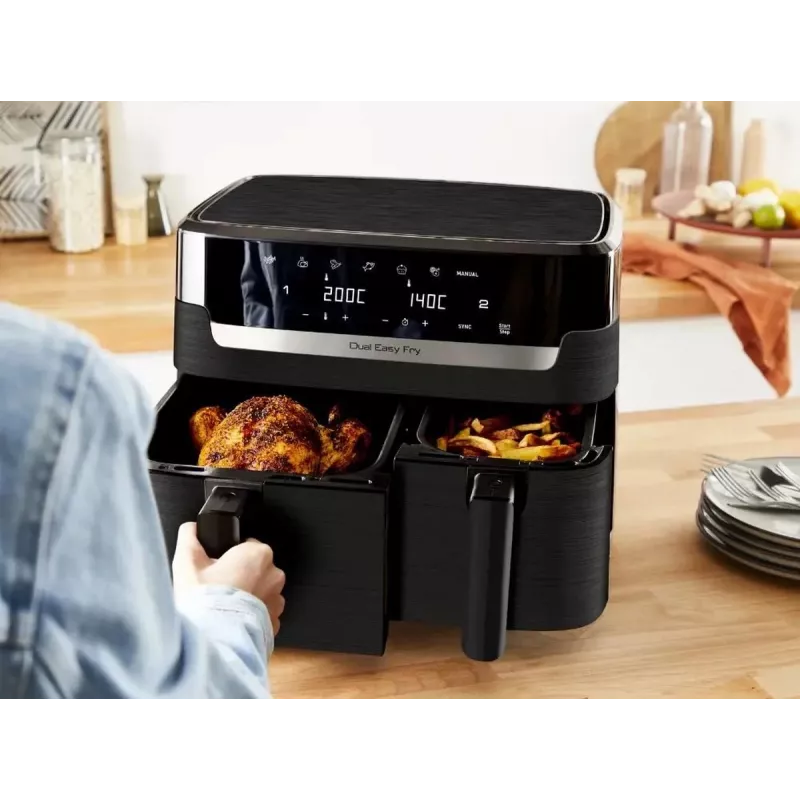 Tefal Easy Fry EY901N dviguba karšto oro gruzdintuvė 8,3 L 2700 W juoda