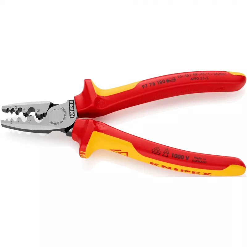 Kabelių užspaudimo įrankis kombinuotas Knipex 97 78 180