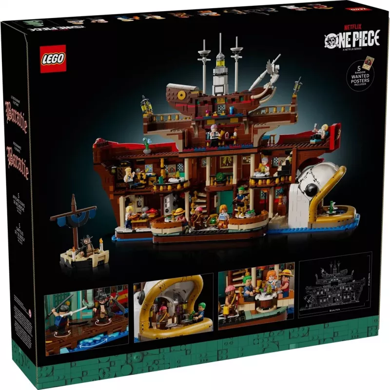 LEGO ONE PIECE 75640 „Baratie“ plūduriuojantis restoranas