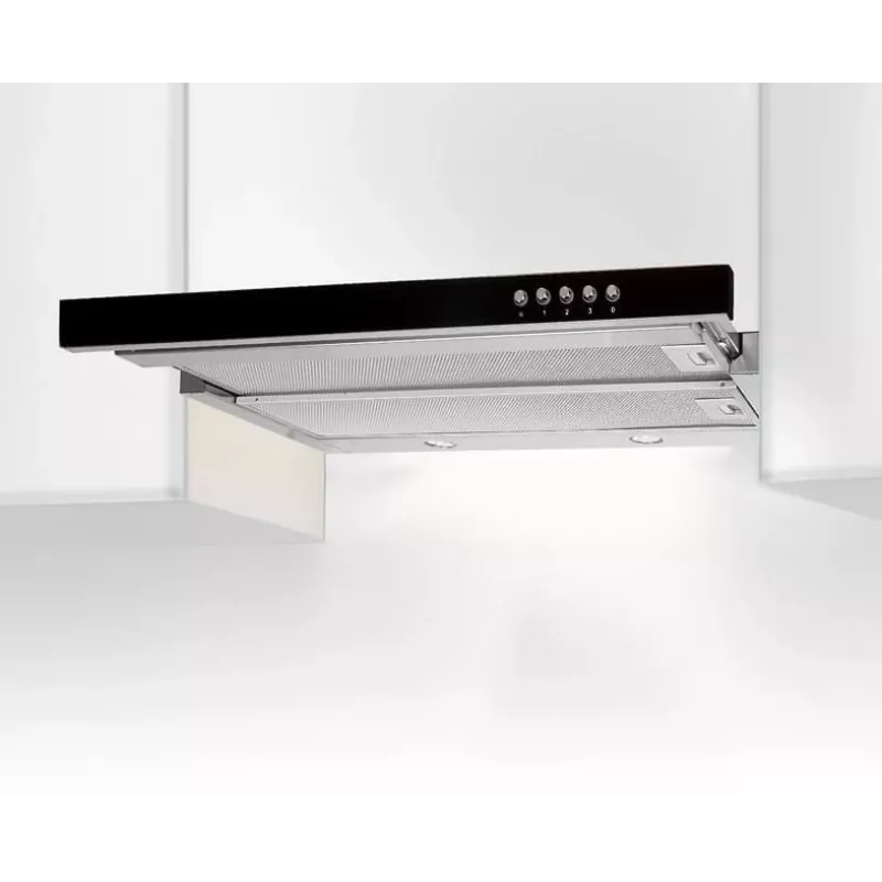 Akpo WK-7 Light Glass 50 Gartraukis po spintele Nerūdijantis plienas, Juoda